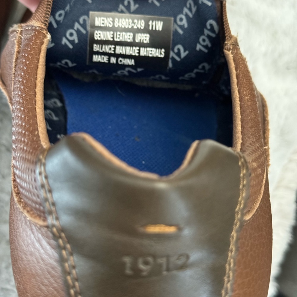 NUNN BUSH Bayridge Plain Toe Oxford Brown/Multi Men’s Size 11 - Picture 8 of 8